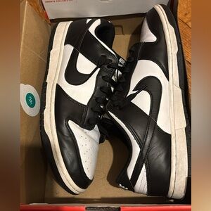 Nike Dunk Low Retro in White and Black